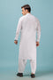 WHITE-COTTON-KURTA SHALWAR - (KSRW23-005)