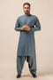 SPRUCE-YARN DYED-KURTA SHALWAR - (KSRW23-006)