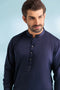 INT-BLUE-COTTON-KURTA SHALWAR - (KSRW23-025)