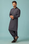 CHARCOAL-BLENDED-KURTA SHALWAR - (KSRW23-033)