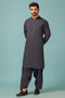 CHARCOAL-BLENDED-KURTA SHALWAR - (KSRW23-033)