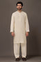 CREAM-BLENDED-KURTA SHALWAR - (KSRW23-041)