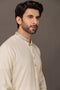 CREAM-BLENDED-KURTA SHALWAR - (KSRW23-041)