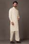 CREAM-BLENDED-KURTA SHALWAR - (KSRW23-044)