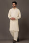 CREAM-BLENDED-KURTA SHALWAR - (KSRW23-044)