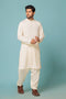 CREAM-BLENDED-KURTA SHALWAR - (KSRW23-046)