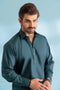 D-GREEN-COTTON-KURTA SHALWAR - (KSRW23-050)