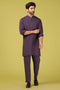 R-GREEN-COTTON-Kurta Pajama Trouser - (KSS23-007)