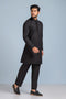 BLACK-BLENDED-KURTA SHALWAR (KSS23-018)