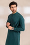 EMERALD-BLENDED-Kurta Pajama Trouser - (KSS23-034)