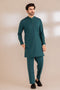 EMERALD-BLENDED-Kurta Pajama Trouser - (KSS23-034)