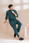 EMERALD-BLENDED-Kurta Pajama Trouser - (KSS23-034)