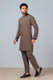 ARMY-BLENDED-KURTA PAJAMA TROUSER (KSS23-035)