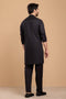 BLACK-COTTON-KURTA PAJAMA TROUSER- (KSS23-053)