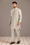 ASH+GRY-BLENDED-Kurta Pajama Trouser- (KSS23-059)