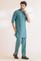 S-GREEN-BLENDED-KURTA PAJAMA TROUSER - (KSS24-001)