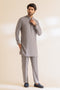 R-GREY-BLENDED-KURTA PAJAMA TROUSER - (KSS24-009)