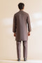 CHARCOAL-BLENDED-KURTA PAJAMA TROUSER - (KSS24-011)