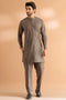 FLINT-RIB DOBBY-KURTA PAJAMA TROUSER - (KSS24-016)