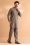 FLINT-RIB DOBBY-KURTA PAJAMA TROUSER - (KSS24-016)