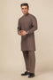 D-GREY-BLENDED-Kurta Pajama Trouser - (KSW23-001)