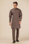 D-GREY-BLENDED-Kurta Pajama Trouser - (KSW23-001)