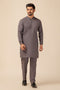 T-GREY-BLENDED-Kurta Pajama Trouser - (KSW23-003)