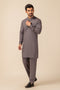 T-GREY-BLENDED-Kurta Pajama Trouser - (KSW23-003)