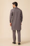 T-GREY-BLENDED-Kurta Pajama Trouser - (KSW23-003)