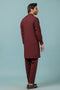 MAROON-BLENDED-Kurta Pajama Trouser - (KSW23-016)