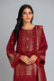 MAROON-JACQUARD-3 PIECE (RBN233P10A)