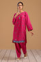 HOT-PINK-DOBBY-2 PIECE (SAS232P24)