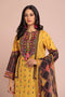 MUSTARD-LAWN-3 PIECE (SAS233P70)