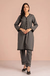 GRAY-DOBBY-2 PIECE-SUIT (WHS222P15)