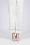 O-WHITE-UNSTITCHED TROUSER (USLT19-22)